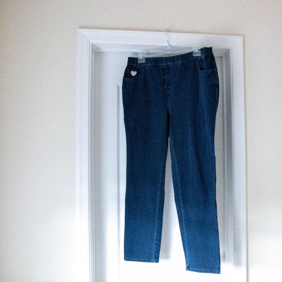 Quacker Factory Denim - Women's Plus Dream Jeannes Jeans Quacker Factory 1x
